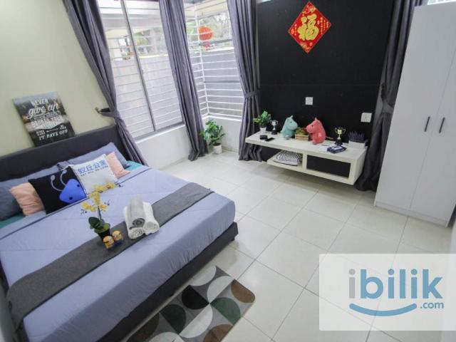 Fully Furnished Middle Room with A/C & Window for rent at D'alpinia