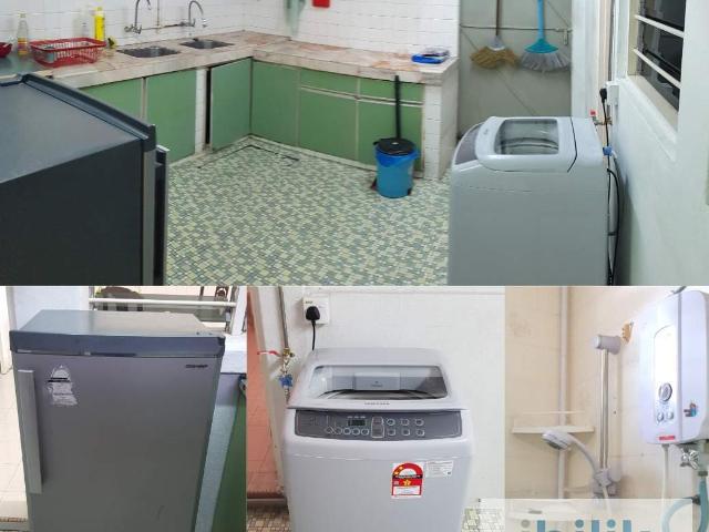 Fully Furnished Single Room Walking to Aeon Kinta City & Tesco Ipoh Garden