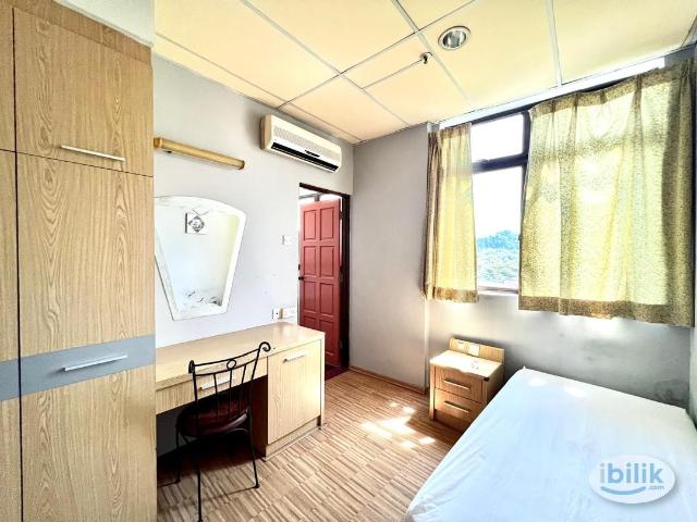 Fully Furnished Single Room Unit for Rent Nearby The Store, UniKL, Greentown, General Hospital Ipoh
