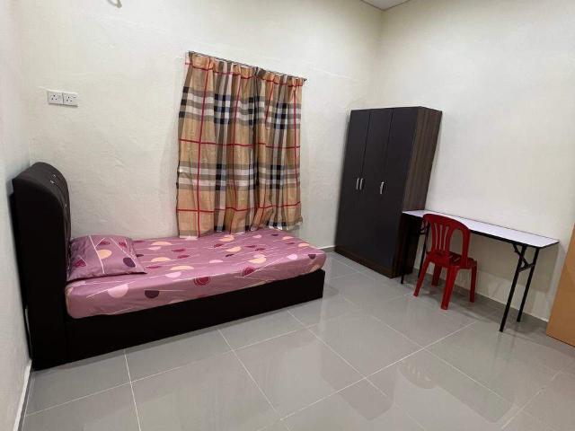 Fully Furnished Single Rooms for Rental Near Bukit Bendera, Ayer Itam, Padang Tembak Pulau Pinang Penang Island
