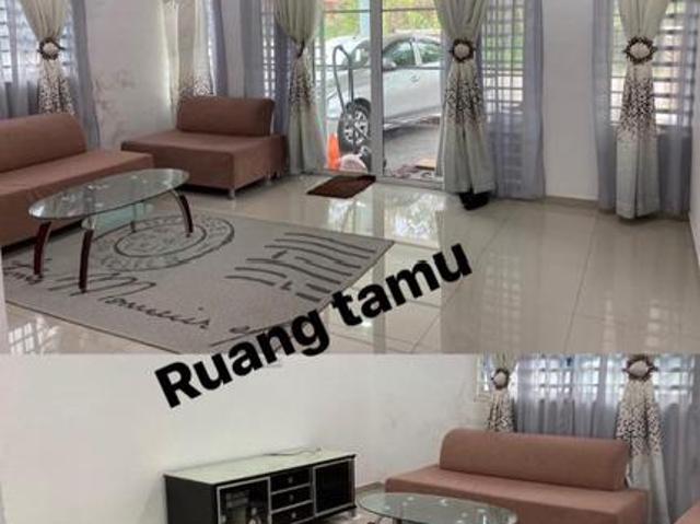 Fully Furnished Single Storey Semi D Taman Bukit Kuang Sejahtera