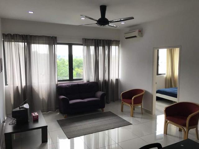 Fully Furnished Spacious 3 Rooms Apartment in Suria Jelutong For Rent