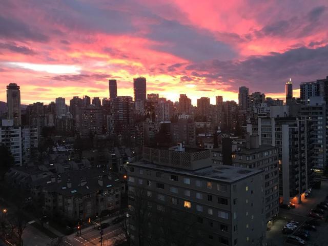 Fully Furnished Studio with Views Steps from English Bay