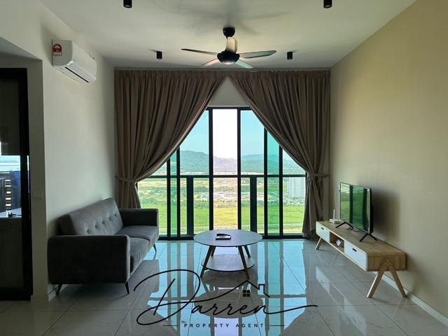 Fully Furnished Suasana Batu Kawan Unit Modern RenovatedFree Wifi