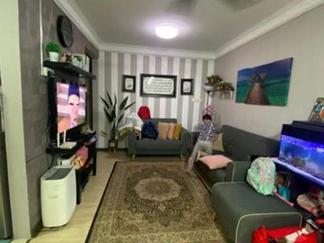 FULLY FURNISHED Pangsapuri Sentosa Setia Alam RENOVATED LEVEL 2