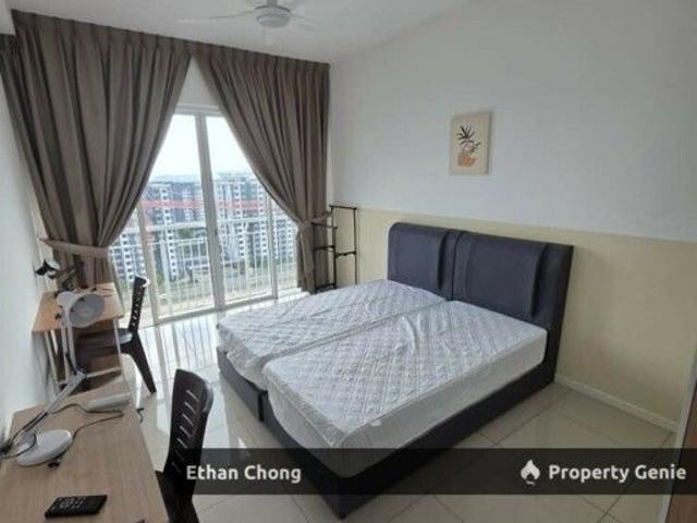 Fully Furnished Partition Room Male Unit for Rent at Nadayu 801, Shah Alam