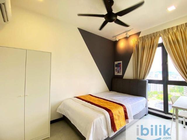 Fully furnished Queen Size Studio at Neu Suites Nearby KLCC and LRT JELATEK STATION, Dato Keramat, Chow Kit