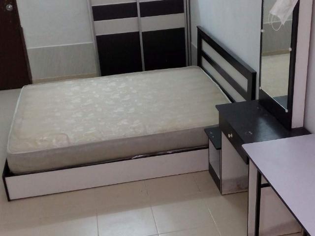 Fully furnished room with private bathroom