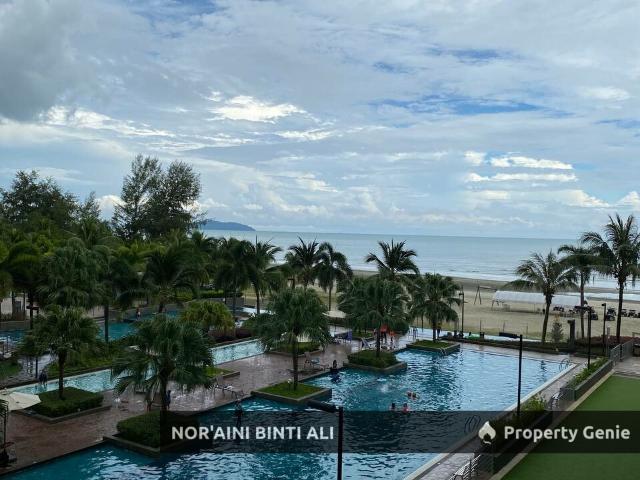 [FULLY FURNISHED] TIMUR BAY RESIDENCE KUANTAN Balcony Facing Pool & Side Sea View