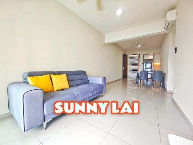 Fully Furnished Treeo Condo Nice Condition 2Parking Worth Rent