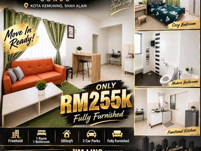 Fully FurnishedLagoon Suites Condo Kota Kemuning