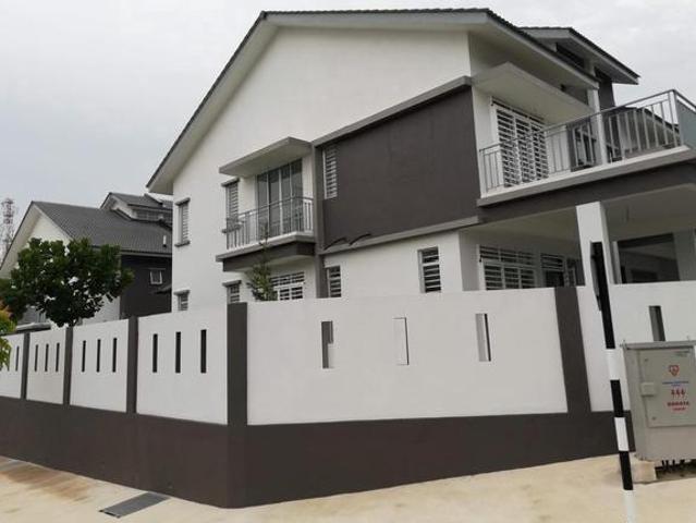 Fully Renovated Double Storey Corner House with Extra Land Kepayang