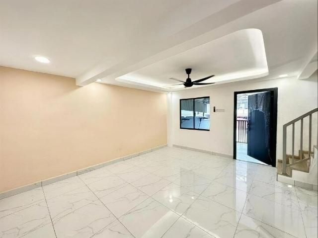 Fully Renovated Double Storey Low Cost House For Sale in Taman Plentong Baru, Masai