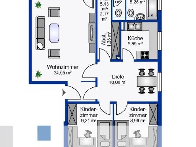 Für Kapitalanleger! 4,5 ZKB Etagenwohnung, mit Loggia und Stellplatz in Heppenheim zu verkaufen
