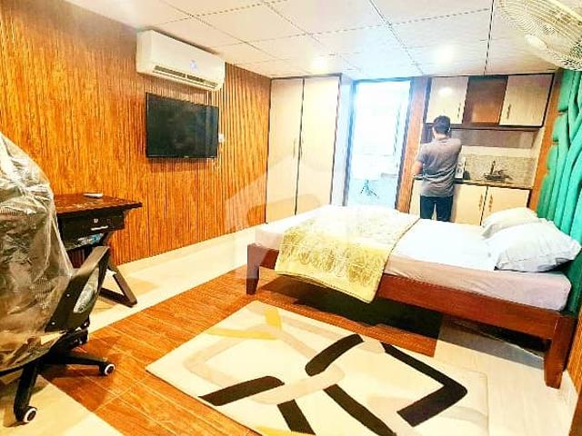 Furbished Studio With Basement Parking By SA House For Rent