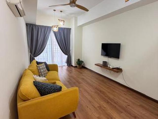 Furnished 3 Rooms Apartment in Suria Jelutong Bukit Jelutong
