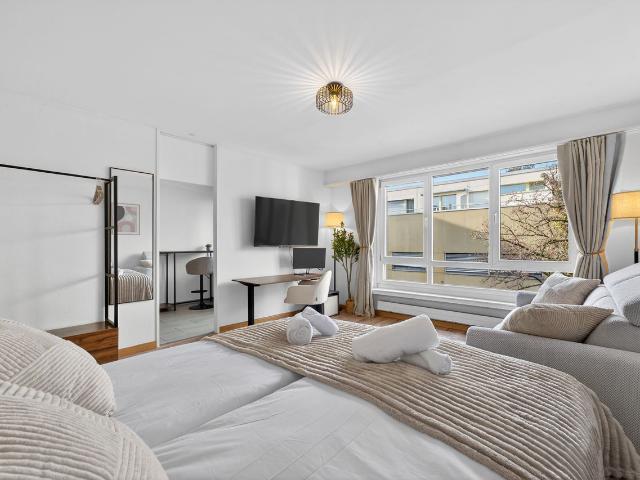 Furnished 1.5 room apartment for 4 people 35 m² with balcony – Basel, Basel Amsterdam Apartments for Rent