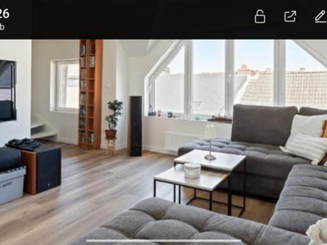 Furnished 1 bed apt, bright, 85m², EPC B