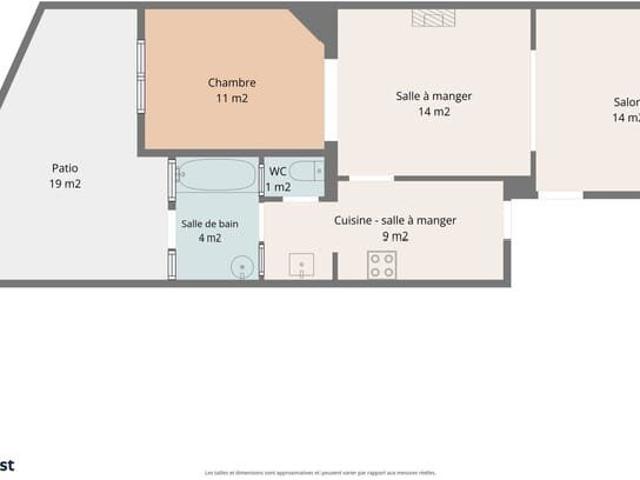 Furnished 1 bedroom apartment with terrace – Solbosch