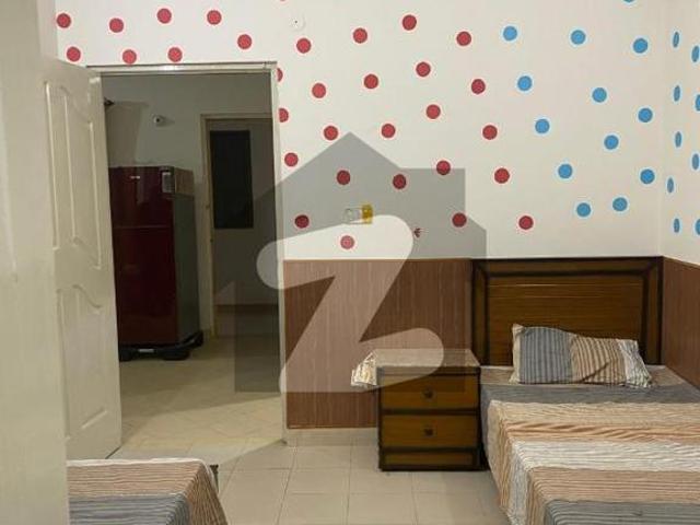 Furnished 2 beds flat for rent in main markaz G 15