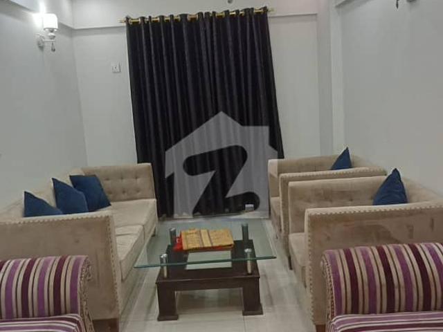 Furnished Apartment For Rent 2 Bed Drawing Dining Room Rahat Commercial Dha Phase 6 Karachi
