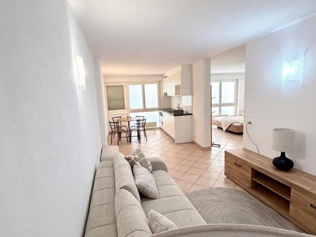 Furnished apartment 1.5 bright room Center Montreux Flexible rental CH