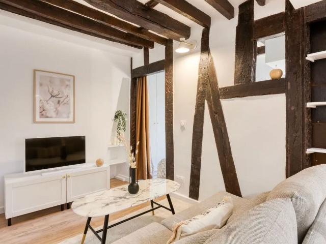 Furnished apartment 1 BR RIVOLI/SAINT PAUL, Paris Amsterdam Apartments for Rent