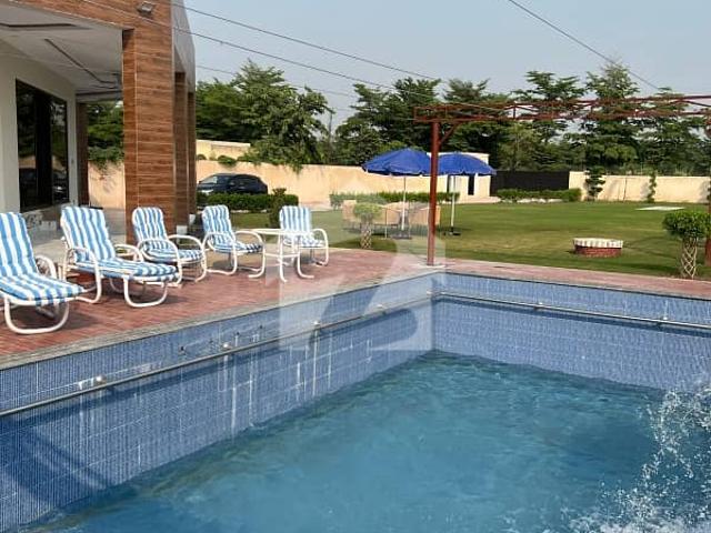 Furnished Farmhouse With Pool For Sale At Barki 4kanal