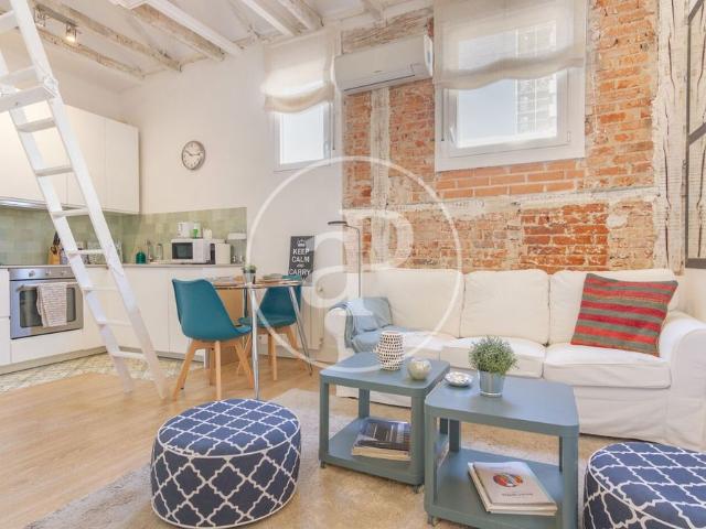 Furnished flat for rent in Castelló street