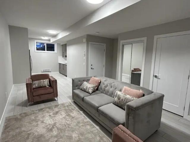 Newly built Furnished One bedroom Legal basement suite