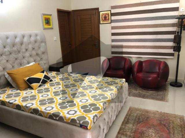 Furnished One Bedroom Flat With Kitchen Washroom Only For Single Job Person Clifton Block 5