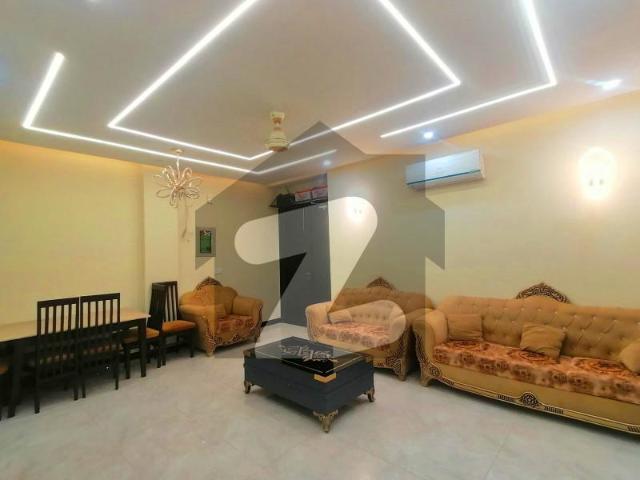 Furnished 20k Per DayLuxury Apartment 3 Bed Tvl Tares 24/7 Lift Facility Huge Parking In Basment Location Gourment Employe Housing Society A1 Model Town Link Road