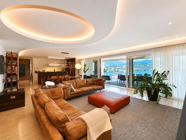 Furnished Luxury Apartment with a Large Terrace and Lake View