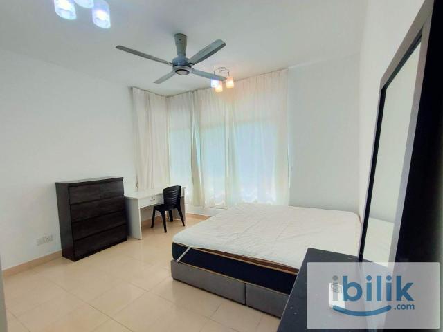 Furnished Master Room With Air Con, Free WiFi, Short Walk To LRT Stations, Good Security, Condo Facilities