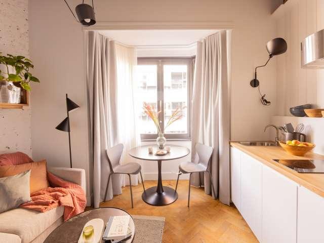 Furnished studio in Brussels, minimum 3 month rental period
