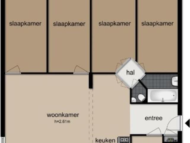 Furnished room with registration