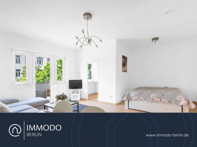 ? Fußläufig zum Ludwig Kirch Platz hochwertiges 1 Zimmer Studio mit Aufzug und sonnigen Balkon