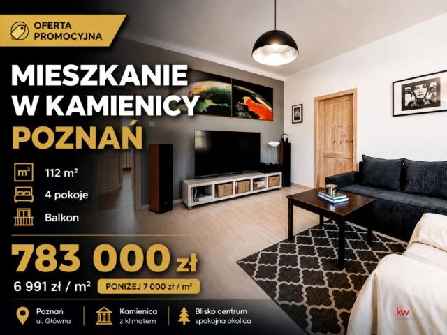 Główna 112 m², Poznań