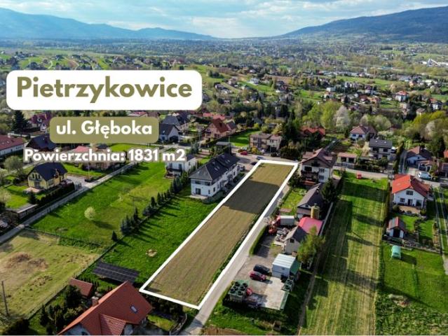 Głęboka 1 831 m², Pietrzykowice