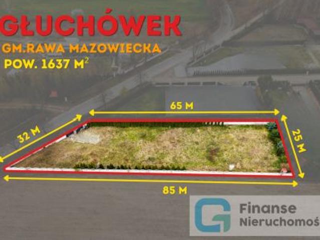 Głuchówek, 1637 m² Działka