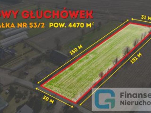 Głuchówek, 4470 m² Działka