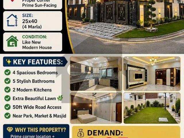 G 14/2 Brand New Double Storey House 30x60 For Sale G 14