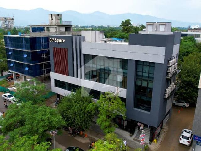 G 7 Brand New Plaza Commercial First Floor Available For Rent