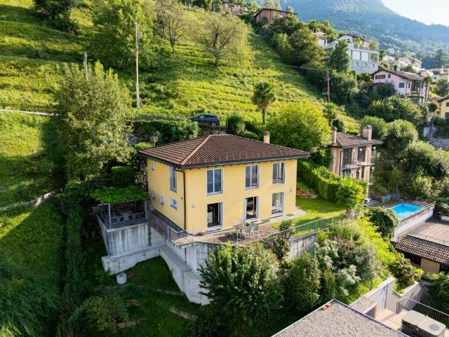 GAMBAROGNO Perfektes Ferienhaus mit Blick auf See und Ascona