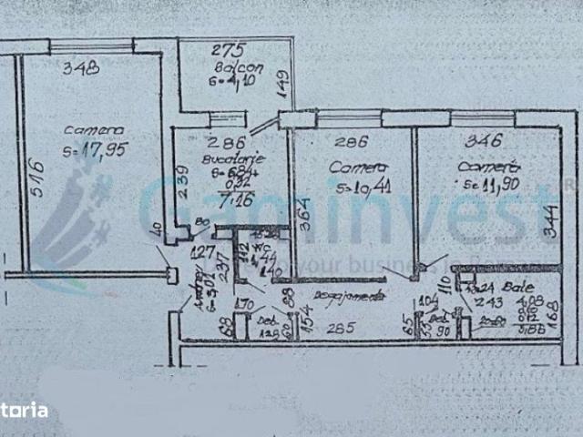 GAMINVEST Apartament 3 camere Tip PB, zona Velenta, Oradea, Bihor V4136