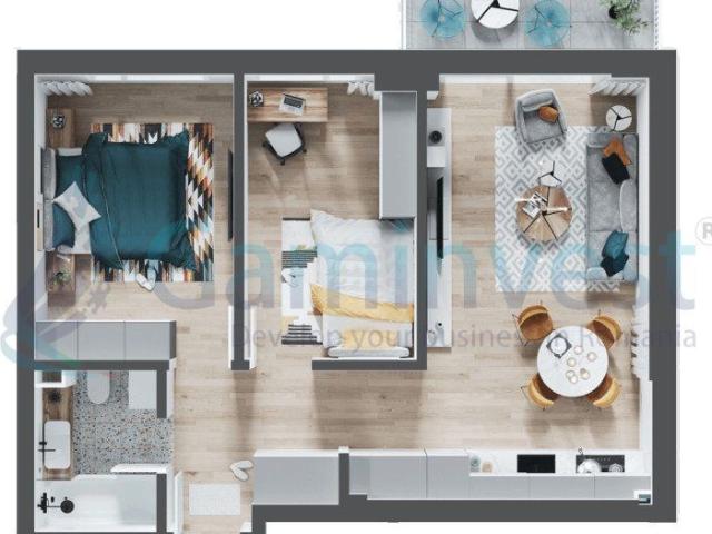 Gaminvest Apartament 3 camere in bloc nou zona Nufarul, Oradea V3310H