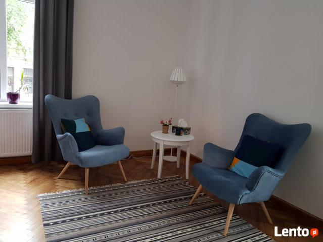 Gabinety i sale dla psychologów, psychoterapeutów, coachów