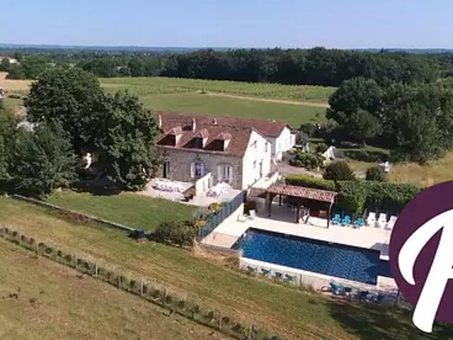 Gageac et Rouillac 24240 Achat / Vente maison 38 pièces t38 piscine
