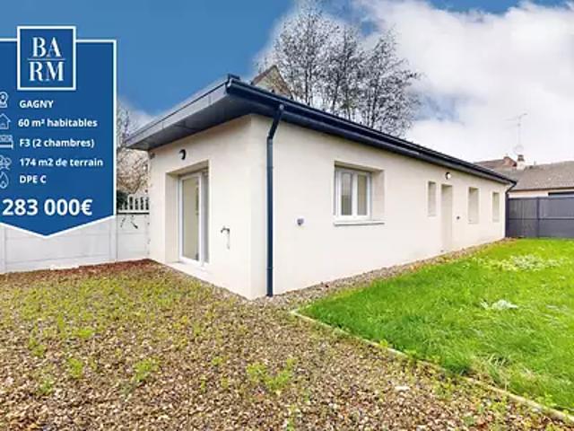 Gagny 93220 Achat / Vente maison 3 pièces t3