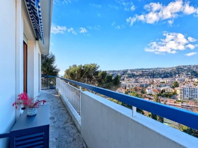 GAIRAUT 3 PIÈCES VUE MER NICE